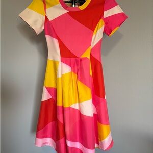 Kate Spade Vibrant Geometric Dress